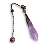 Pendule Maharajah Amethyste avec sa monture argenté