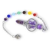 Pendule Merkaba Améthyste Violet