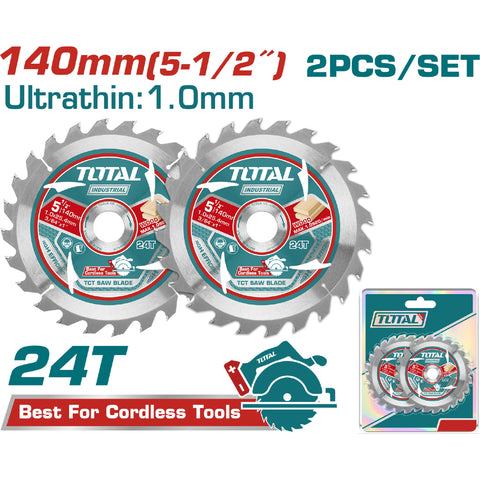 SIERRA CIRCULAR 20V TOTAL INDUSTRIAL 7¼ CORTADORA MADERA GENERICO