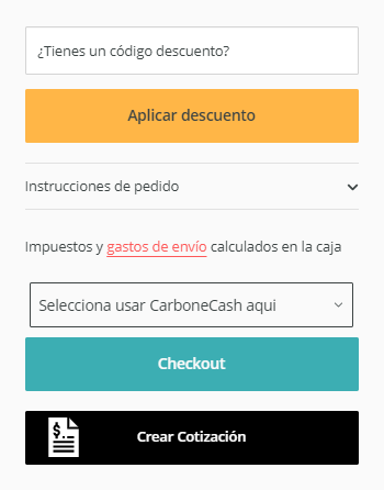 Usar CarboneCash