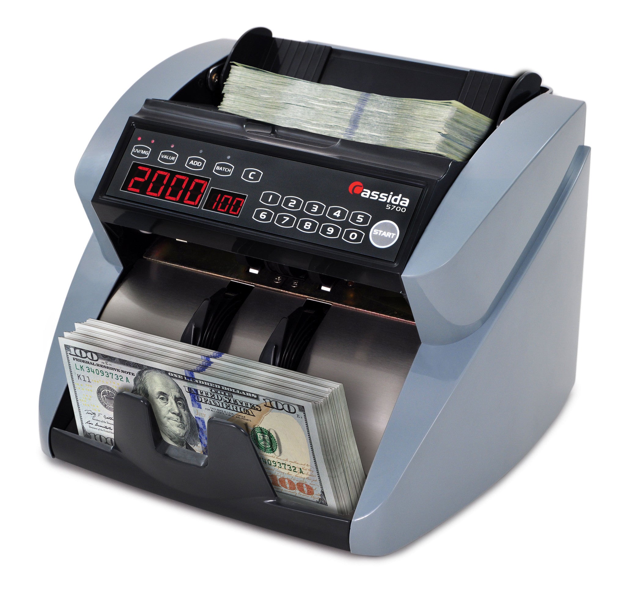 Cassida C850 Coin Counter Portable Heavy-Duty Coin Counter/Off-Sorter  (1,900 Coins per Minute)