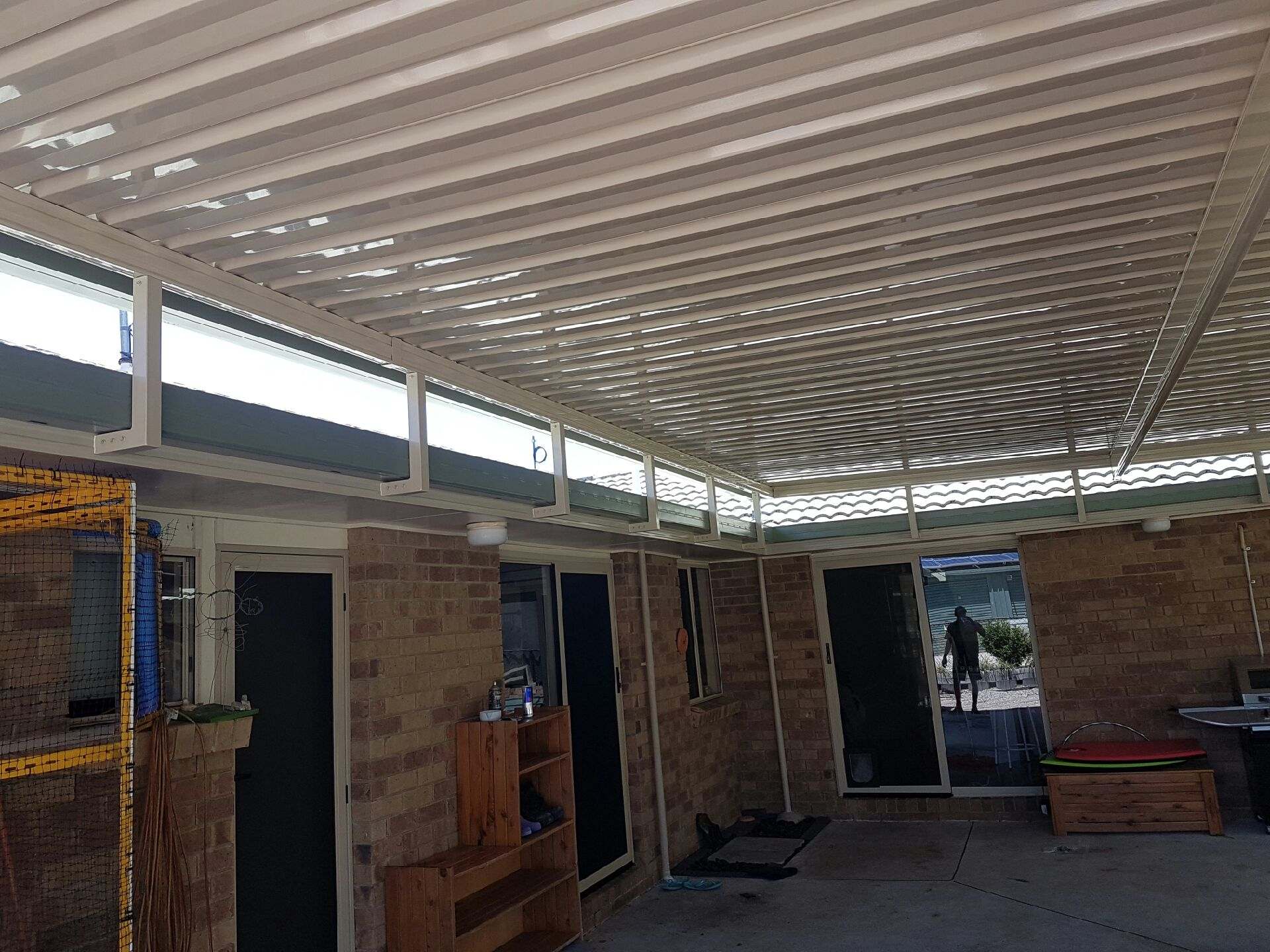 Attached, Flat Patio Roof- 11m (L) x 6m (W). - SmartKits Australia product image