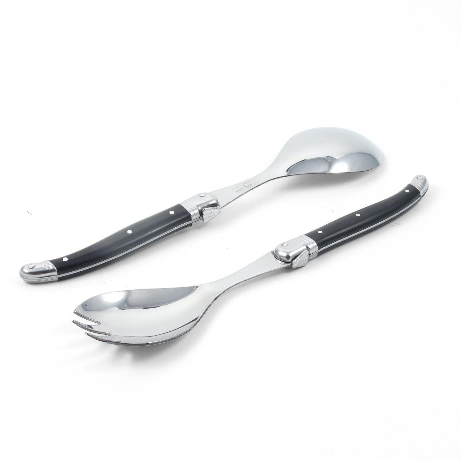 Laguiole Black Salad Serving Set