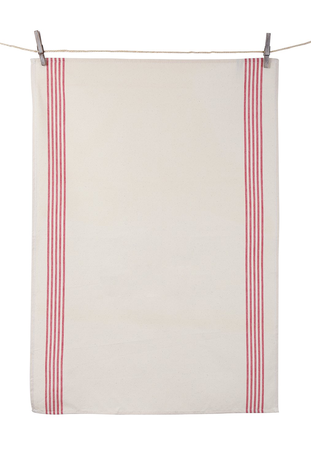 Dish Towel, Blue Check with Red Stripe – Chinaberry Tree Linens