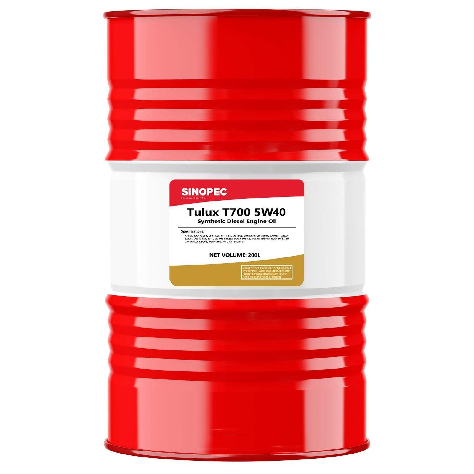 5W40 CK-4 Synthetic Diesel Engine Oil - 55 Gallon Drum