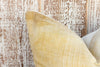 Ajila Yellow Sunkissed Organic Silk Pillow (Trade)