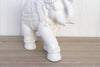 Set of 2, Painted White Elephant Statues (Trade)