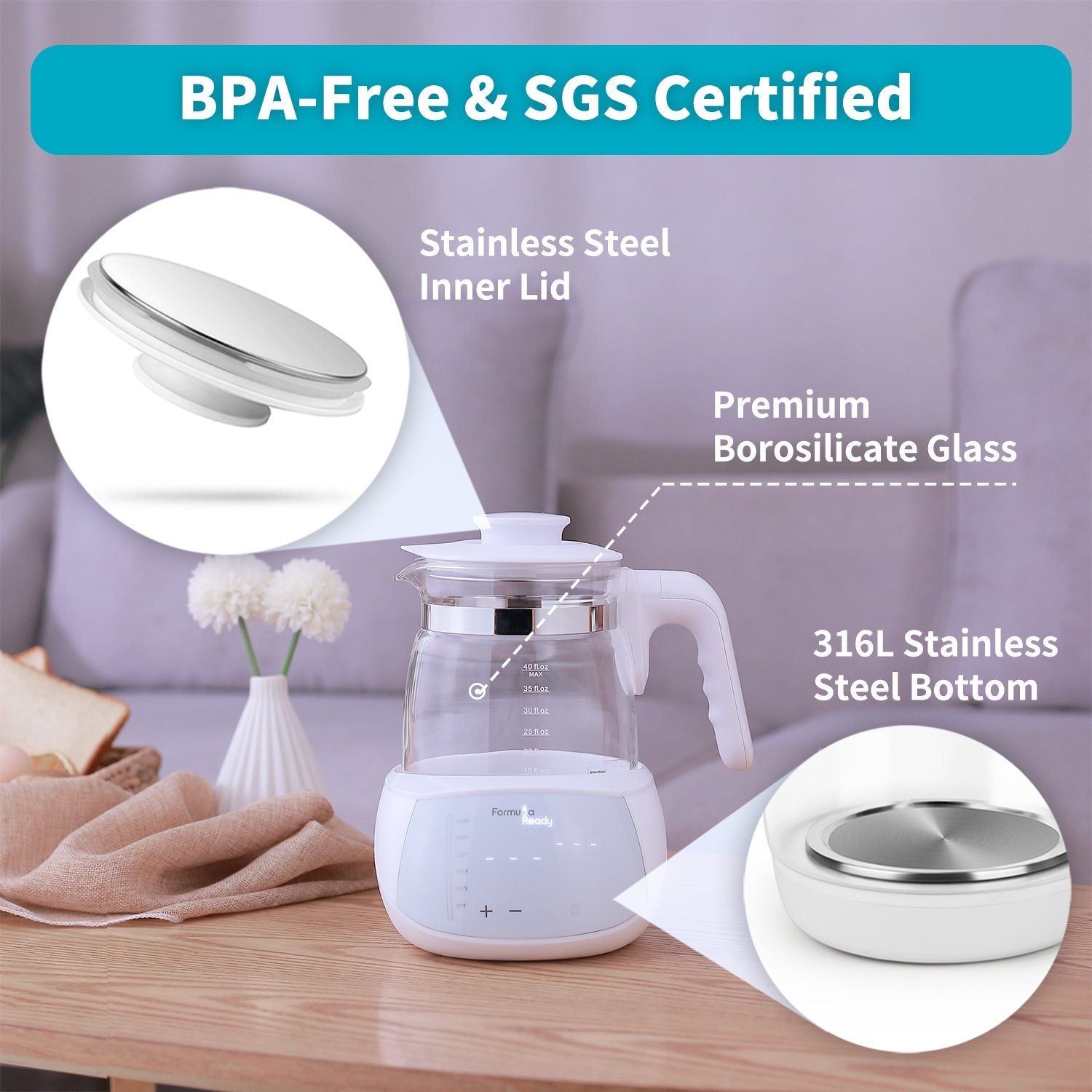 Formula Ready® Baby Water Kettle