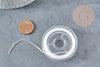 Carrete de hilo elástico de nailon blanco 0,8 mm, creación de joyería elástica redonda, carrete de 10 metros, X1 G8914