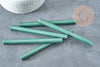 Barra de cera para sellar color verde oscuro nacarado de 135 mm, suministro para crear sellos personalizados, X1 G8909 