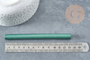 Barra de cera para sellar color verde oscuro nacarado de 135 mm, suministro para crear sellos personalizados, X1 G8909 