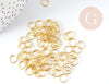 Nickel-free golden iron open junction rings 7x0.7mm, costume jewelry creation X5g G9001