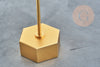 Expositor de joyas para pendientes de metal dorado 11-13,6 cm, X1 G8944