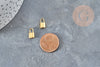 304 stainless steel padlock charm 11mm, stainless steel supply for jewelry creation, X 2- G2611