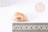 Geoda de ágata natural cruda beige con cristales 35-50mm, piedra natural cruda, litoterapia, piedra de cuarzo sin perforar, X1 G9083