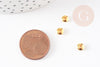 5mm golden brass spacer washers, golden beads, spacer beads, disc bead, lot of 20 50 100, G0044