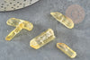 Yellow rock crystal beads, creative supplies, raw stone, stone beads, natural stone, 14-30mm, X10 G0324