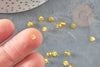 Yellow faceted crystal beads, Austrian crystal, bicone beads, spinning top crystal beads, 4mm X20 G4684