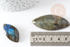 Labradorite pendant, jewelry pendant, silver support, stone pendant, natural labradorite, stone pendant, 21-43mm, X1 G2338