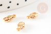 Fermoir pince homard gold-filled 14K 9.1mm, fermoir qualité pour création bijoux, X1 G9242