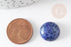 Round blue lapis lazulis cabochon 16mm, round cabochon, natural lapis lazulis, 16mm, natural stone, X1 G0431