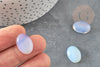 White opalite cabochon, oval cabochon, stone cabochon, opal, opalite, 18 x 13mm, X1 G0480