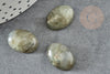 Cabochon ovale labradorite, labradorite naturelle pour créer des bijoux en pierre 13x18mm, X1 G2227