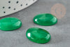 Cabochon jade vert citron cabochon ovale naturel 18 x13mm X1G0092