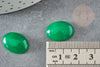 Lime green jade cabochon natural oval cabochon 18 x13mm each G0092
