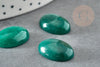 Dark green jade cabochon, natural stone, oval cabochon, natural jade, green jade, 13x18mm, X1, G2768