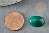 Cabochon jade vert foncé,pierre naturelle,cabochon ovale, ,jade Naturel,13x18mm, X1 G2768