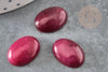 Burgundy jade oval cabochon, oval cabochon, dome stone, natural jade, 18 x13mm, natural stone, X1 G0608