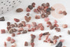 Natural rhodonite sand 2-8mm, jewelry creation chips and jesmonite nailart, X 20gr or X 50gr G2811