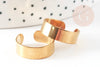 Anillo de oro de acero inoxidable ajustable, un soporte de anillo personalizable para la creación de joyas, 18 mm, X2 G3418