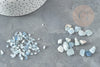 Arena aguamarina natural cruda laminada 5-22mm, piedra natural de litoterapia, virutas y jesmonita, X 20gr G0398