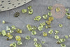 Olive green quartz sand 2-6mm, jewelry creation chips and jesmonite nailart, X 20gr G3501