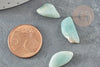 Raw natural blue green amazonite sand rolled 5~25mm or 2~8mm, lithotherapy, Jewelry and jesmonite creation chips, X 20gr G0249