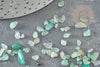 Natural green aventurine sand 2~8mm, jewelry and jesmonite creation chips, X 20gr G0229