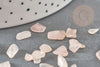Arena de un cuarto rosa natural de 5-10,5 mm, chips de creación de joyas y nailart de jesmonita, X 20gr G0241