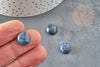 Cabujón redondo de lapislázulis azul, cabujón de piedra, lapislázulis natural, 12 mm, piedra natural, X1 G1128