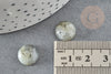 Round labradorite cabochon, creative supplies, round cabochon, natural labradorite, 12mm, natural stone, unit, G1015