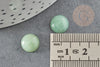 Green aventurine cabochon, round cabochon, natural aventurine, green stone, dome stone, 10mm, X1 G0317