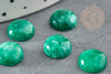 Round green agate cabochon, round cabochon, natural agate, 10mm, dome cabochon, X1 G2646