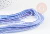 Blue purple gradient polyester embroidery thread 0.5mm, original thread, for Brazilian bracelet, embroidery thread or scrapbooking, X8 meters G9354