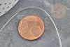 Alambre de cobre plateado 0.5mm, alambre fino, alambre de metal, creación de joyería de envoltura de alambre, X1 carrete de 7 metros G9313 