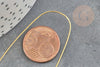 Alambre de cobre dorado 0.6mm, alambre metálico para creación de joyas, alambre metálico para creación de joyas, X1 carrete de 6 metros G9377