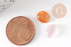 Cabujón de cristal de ojo de gato ovalado, suministros creativos, cabujón ovalado, cristal de cúpula, 10x8 mm, X20 o X50 G0125