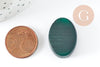 Cabujón de cristal de ojo de gato verde ovalado 28x18 mm, cabujón de cristal para la creación de joyas X1 G1026
