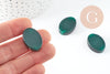 Cabujón de cristal de ojo de gato verde ovalado 28x18 mm, cabujón de cristal para la creación de joyas X1 G1026