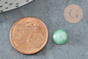 Green aventurine cabochon, natural stone, round cabochon, natural aventurine, green stone, dome stone, 8mm, X1 G2686